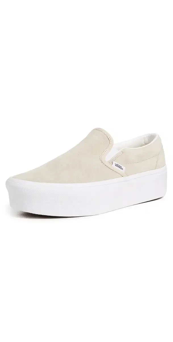 Classic Slip On Stackform Sneakers Nubuck Oatmeal M 7/ W 8.5