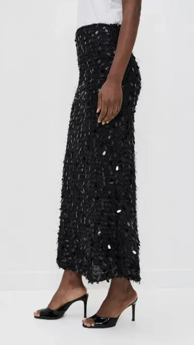 Bailey Rose Black Maxi Skirt Black | Thumbnail 5