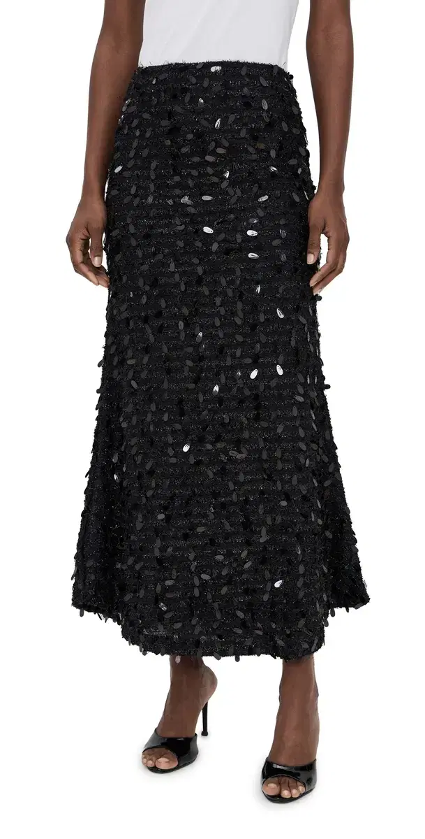 Bailey Rose Black axi Skirt Black