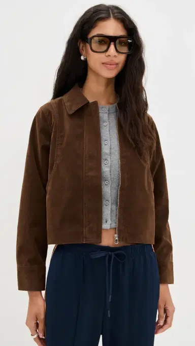 Bailey Rose Faux Suede Jacket Chocolate | Thumbnail 2 Bailey Rose Faux Suede Jacket Chocolate | Thumbnail 2