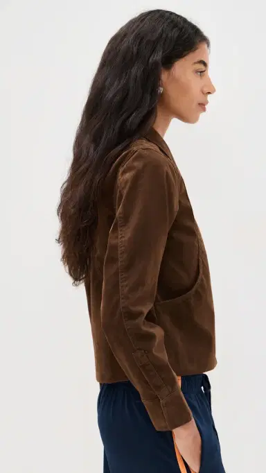 Bailey Rose Faux Suede Jacket Chocolate | Thumbnail 4 Bailey Rose Faux Suede Jacket Chocolate | Thumbnail 4