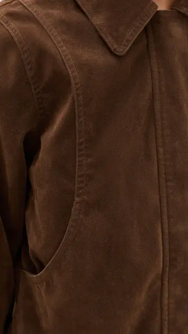 Bailey Rose Faux Suede Jacket Chocolate | Thumbnail 6 Bailey Rose Faux Suede Jacket Chocolate | Thumbnail 6