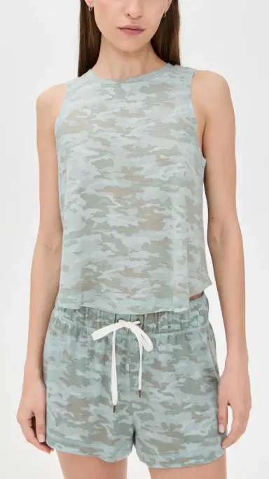 HONEYDEW Star Seeker Shortie Pajama Set Ferm Camo M | Thumbnail 2