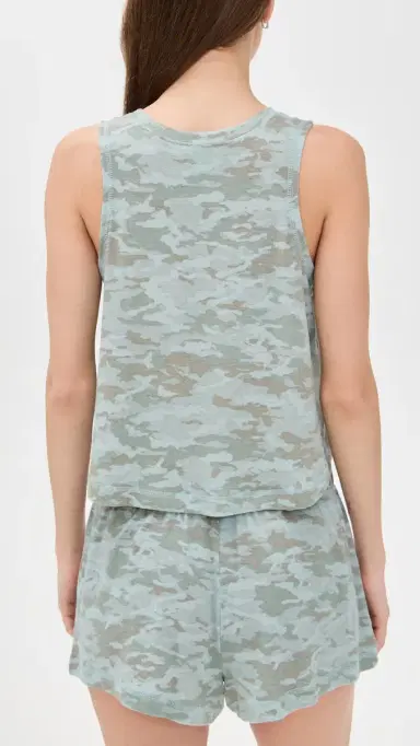 HONEYDEW Star Seeker Shortie Pajama Set Ferm Camo M | Thumbnail 3