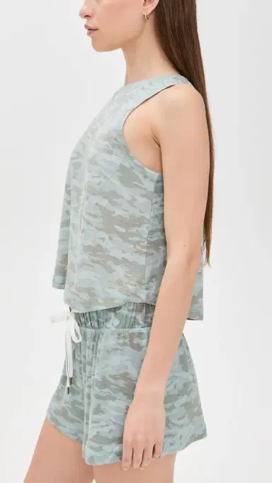 HONEYDEW Star Seeker Shortie Pajama Set Ferm Camo M | Thumbnail 4