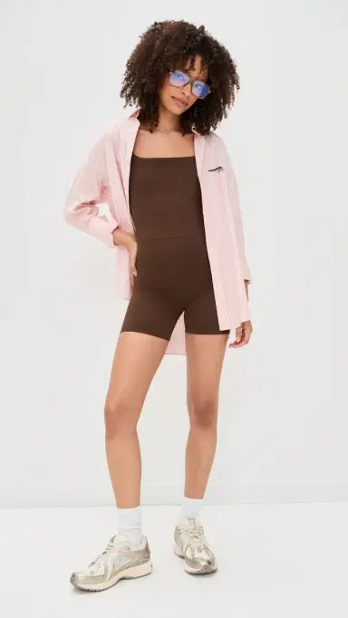 Port de Bras Nova Romper Dark Chocolate S | Thumbnail 5