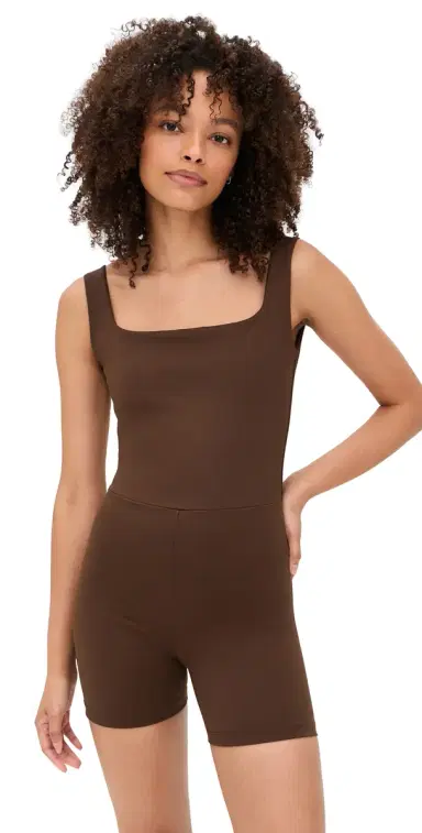 Port de Bras Nova Romper Dark Chocolate S | Thumbnail 1