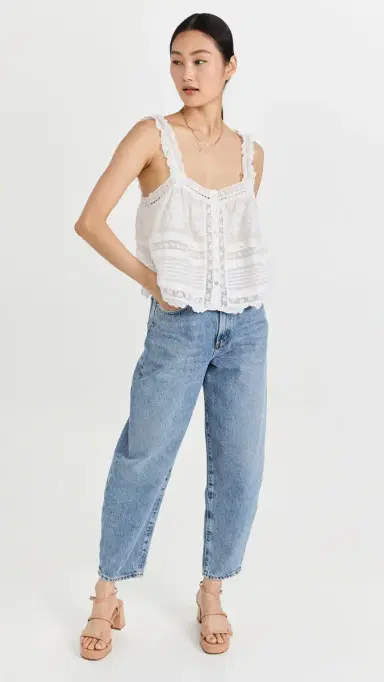 LoveShackFancy Sully Top White | Thumbnail 5 LoveShackFancy Sully Top White | Thumbnail 5