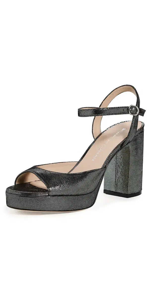 Stuart Weitzman Dayna II Platforms Silver