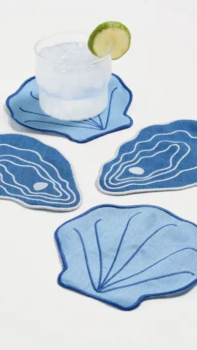 Piecework Puzzles Shell Napkins | Thumbnail 2