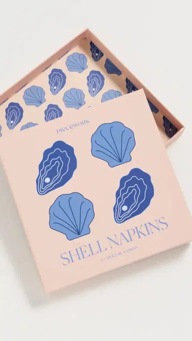 Piecework Puzzles Shell Napkins | Thumbnail 4