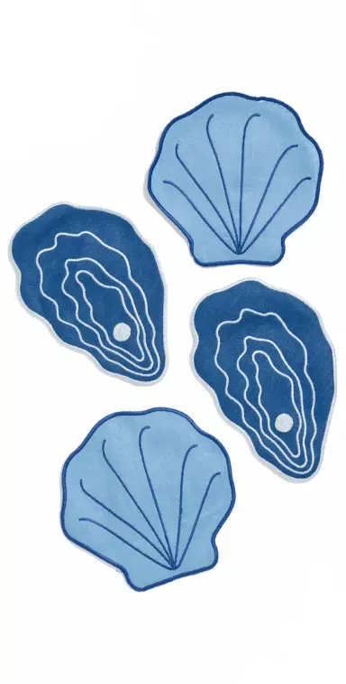 Piecework Puzzles Shell Napkins | Thumbnail 1