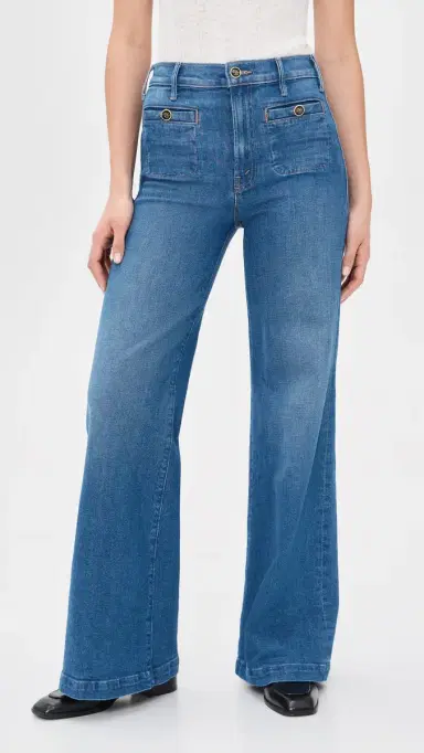 Mother Stashed Hustler Roller Sneak Jeans Whisk Me Away 28 | Thumbnail 2
