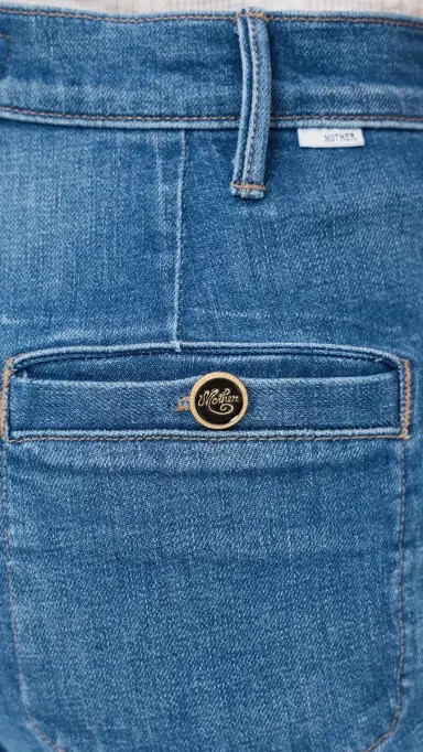 Mother Stashed Hustler Roller Sneak Jeans Whisk Me Away 28 | Thumbnail 6