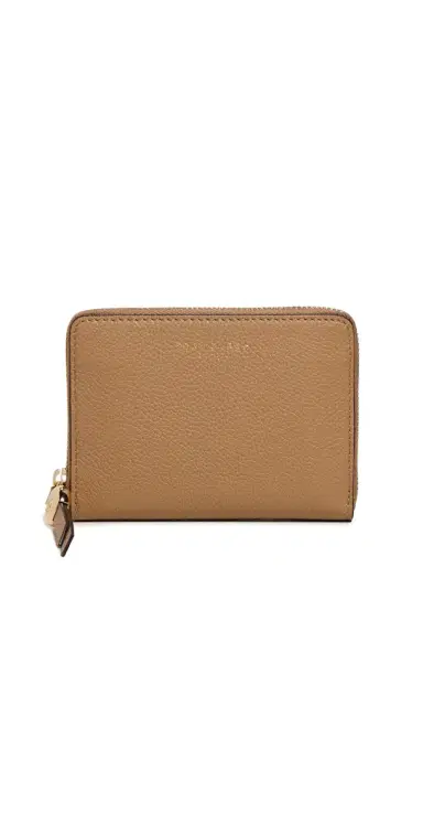 Tory Burch Romy Medium Zip Around Wallet Tiramisu | Thumbnail 1 Tory Burch Romy Medium Zip Around Wallet Tiramisu | Thumbnail 1
