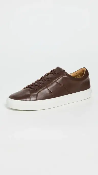 GREATS Royale 2.0 Leather Sneakers Dark Brown 8 | Thumbnail 2 GREATS Royale 2.0 Leather Sneakers Dark Brown 8 | Thumbnail 2