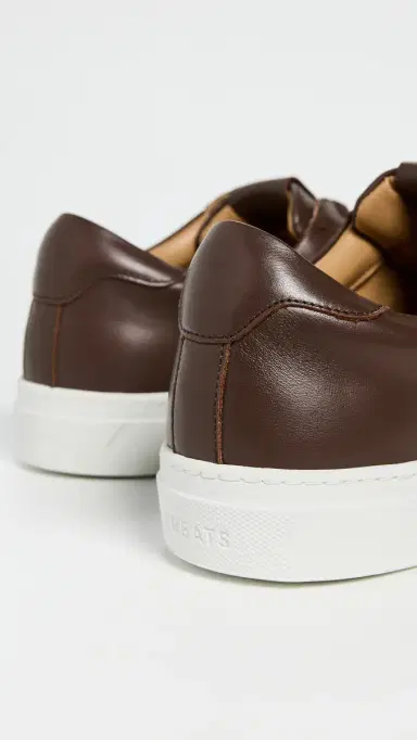 GREATS Royale 2.0 Leather Sneakers Dark Brown 8 | Thumbnail 3 GREATS Royale 2.0 Leather Sneakers Dark Brown 8 | Thumbnail 3