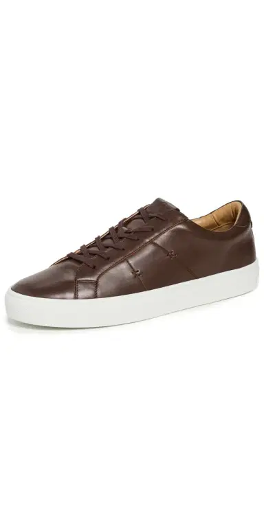GREATS Royale 2.0 Leather Sneakers Dark Brown 8 | Thumbnail 1 GREATS Royale 2.0 Leather Sneakers Dark Brown 8 | Thumbnail 1