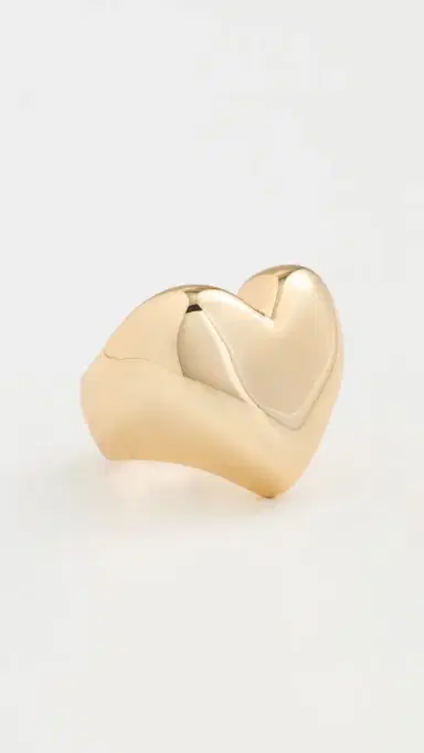 Jennifer Fisher Puffy Heart Ring Yellow Gold | Thumbnail 2