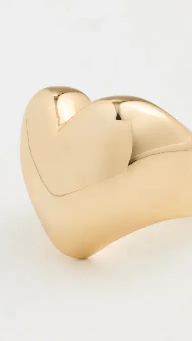 Jennifer Fisher Puffy Heart Ring Yellow Gold | Thumbnail 6