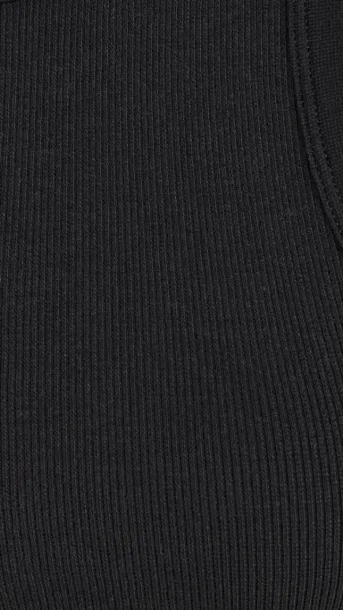 Sold Out NYC The Cropped Not So Basic Tank in Black Black S | Thumbnail 6