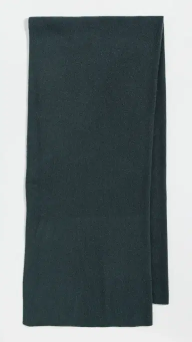 White + Warren Cashmere Travel Wrap Juniper Green One Size | Thumbnail 2