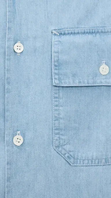 Knickerbocker Pacific Denim Shirt Light Wash Indigo L | Thumbnail 6 Knickerbocker Pacific Denim Shirt Light Wash Indigo L | Thumbnail 6