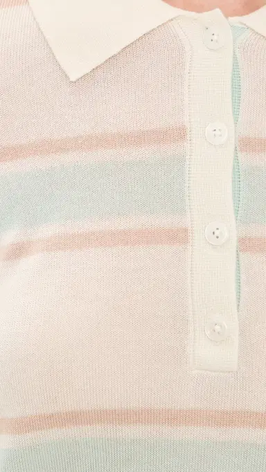 RE/DONE The Range Polo Top Light Mint Combo M | Thumbnail 6 RE/DONE The Range Polo Top Light Mint Combo M | Thumbnail 6