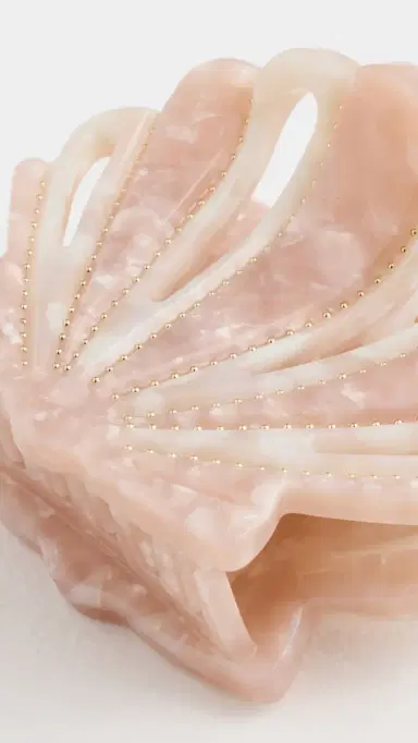 Zimmermann Shell Clasp Blush/ One Size | Thumbnail 4