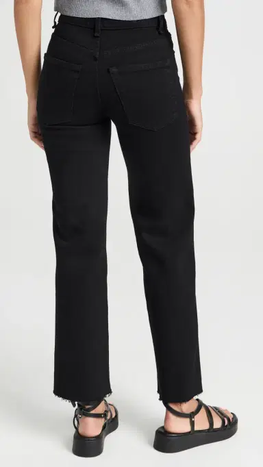 Askk NY Slim Crop Jeans Black Resin 24 | Thumbnail 3