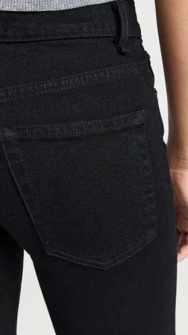 Askk NY Slim Crop Jeans Black Resin 24 | Thumbnail 6
