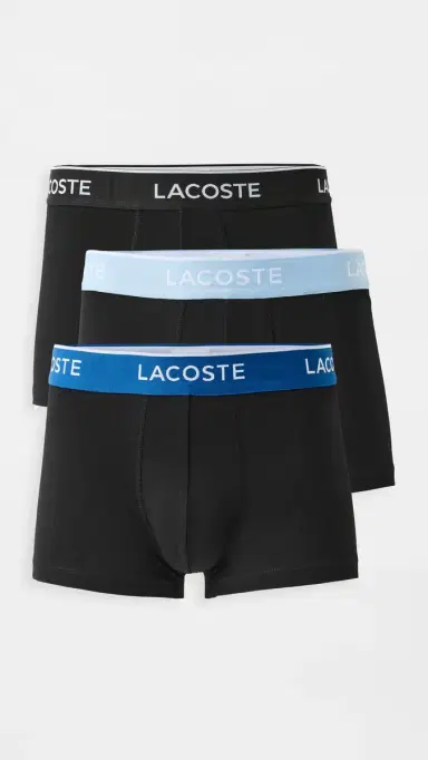 Lacoste Cotton Stretch Jersey Trunks 3 Pack ulti | Thumbnail 2