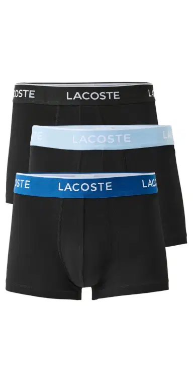 Lacoste Cotton Stretch Jersey Trunks 3 Pack ulti | Thumbnail 1