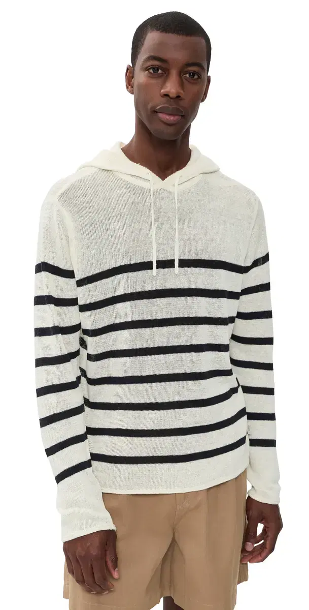 Frank Hooded weater Midnight/Egret
