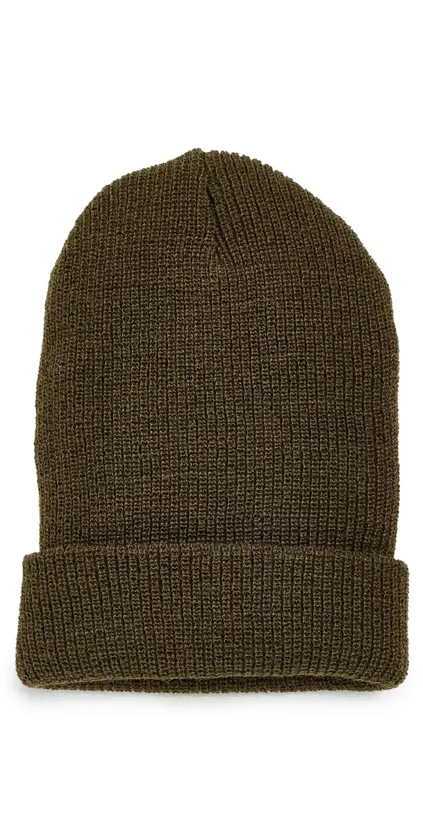 Wool Beanie Olive One Size