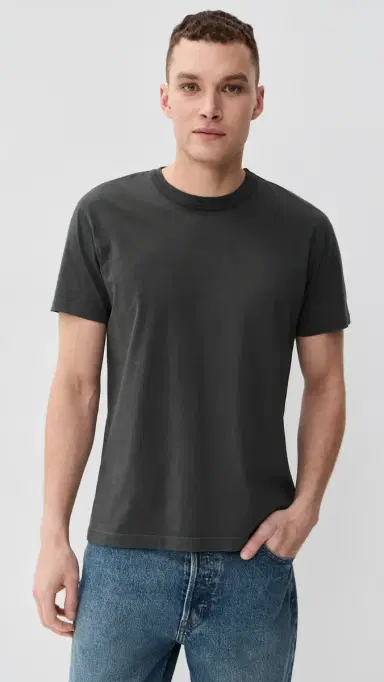 Citizens of Humanity Everyday Cotton Tee Volcanic L | Thumbnail 2