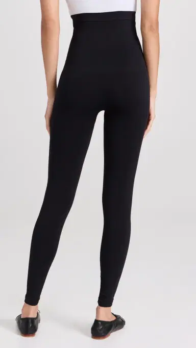 Spanx High Waisted Look At Me Now 7/8 Leggings Very Black S | Thumbnail 3