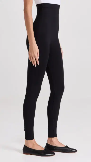 Spanx High Waisted Look At Me Now 7/8 Leggings Very Black S | Thumbnail 4