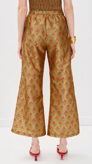 La Maregold Nicole Pants attice Floral Khaki | Thumbnail 4 La Maregold Nicole Pants attice Floral Khaki | Thumbnail 4