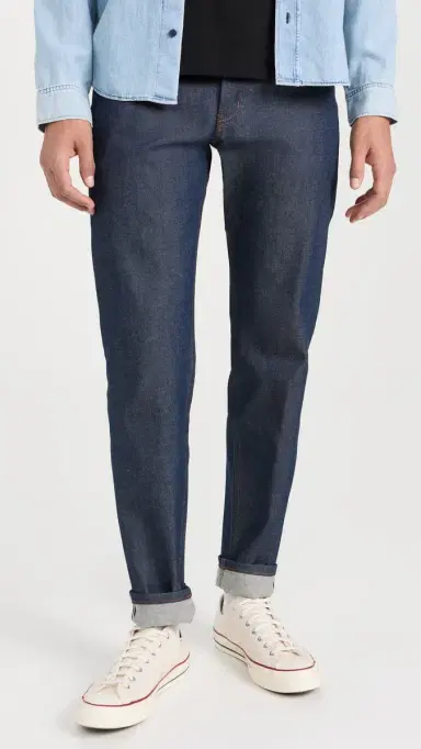 Naked & Famous Denim Easy Guy Natural Indigo Selvedge Jeans Natural Indigo 32 | Thumbnail 2