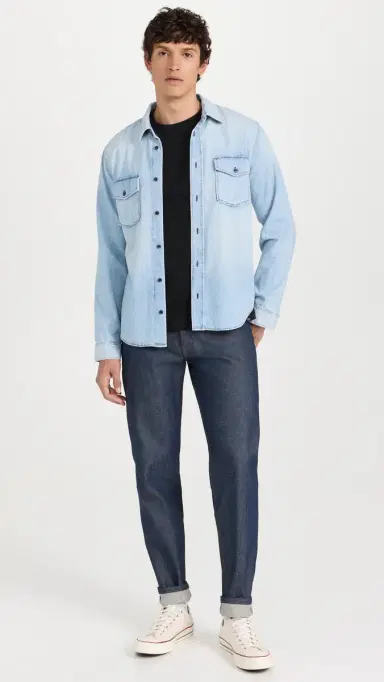 Naked & Famous Denim Easy Guy Natural Indigo Selvedge Jeans Natural Indigo 32 | Thumbnail 5