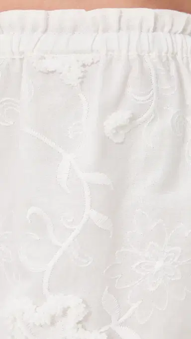 The Garment Fleur Cotton Shorts Cream | Thumbnail 6