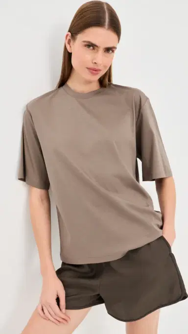 RÓHE Oversized Cotton Silk T-Shirt | Thumbnail 2 RÓHE Oversized Cotton Silk T-Shirt | Thumbnail 2