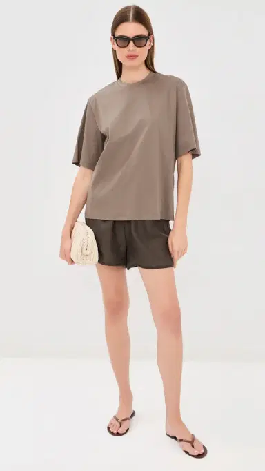 RÓHE Oversized Cotton Silk T-Shirt | Thumbnail 5 RÓHE Oversized Cotton Silk T-Shirt | Thumbnail 5