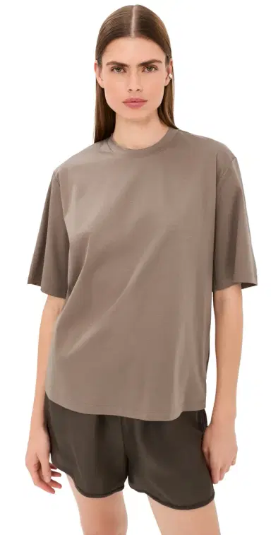 RÓHE Oversized Cotton Silk T-Shirt | Thumbnail 1 RÓHE Oversized Cotton Silk T-Shirt | Thumbnail 1