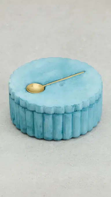Kassatex Shopbop x Bath Salt Cellar with Spoon | Thumbnail 2 Kassatex Shopbop x Bath Salt Cellar with Spoon | Thumbnail 2