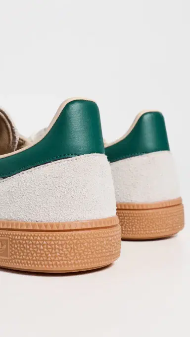 Adidas Handball Spezial Sneakers Off White/Collegiate Green/Gum 9 | Thumbnail 4