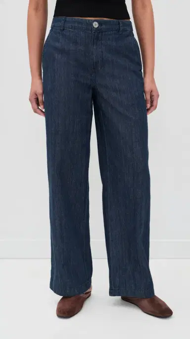 Madewell The Zoe Relaxed Straight Denim Pants Light Rinse 0 | Thumbnail 2 Madewell The Zoe Relaxed Straight Denim Pants Light Rinse 0 | Thumbnail 2