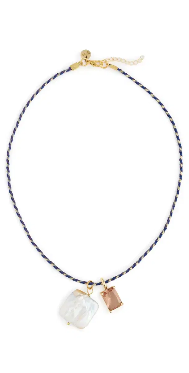 Maison Irem Shielda Necklace Blue One Size