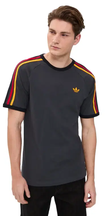 adidas 3s Nations Tee Utility Black/Collegiate Gold | Thumbnail 1 adidas 3s Nations Tee Utility Black/Collegiate Gold | Thumbnail 1